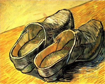 Un par de zuecos de cuero Vincent van Gogh Pinturas al óleo